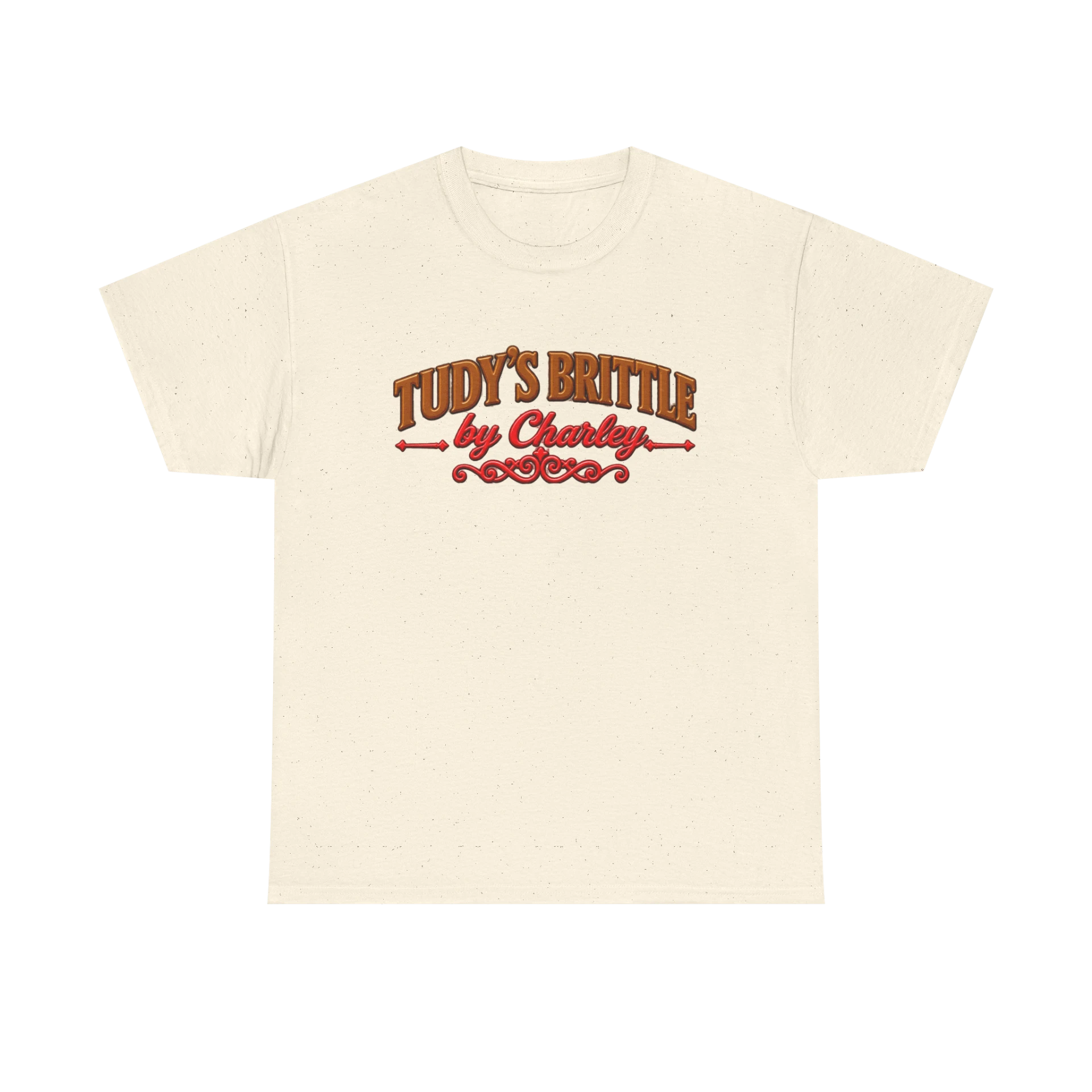 Natural cream Tudy's Brittle by Charley T-shirt
