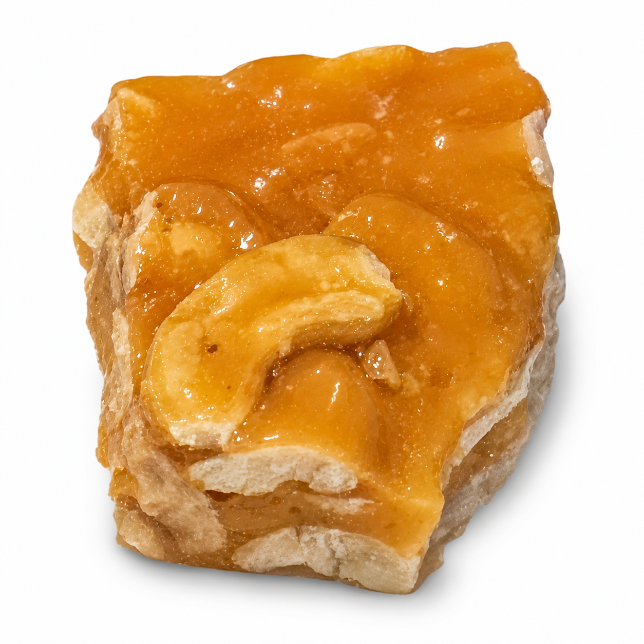 Cashew Brittle pieces made by hand
